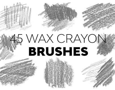 Wax Crayon Brushes