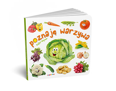 książka dla dzieci "Poznaje warzywa"