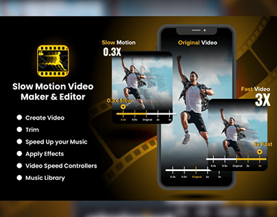Slow Motion Video maker App Screenshot