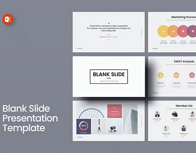 Blank Slide - PowerPoint Presentation Template