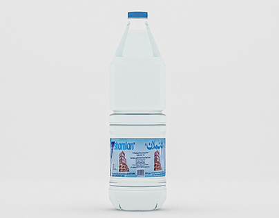 water bottel 3d modeling
