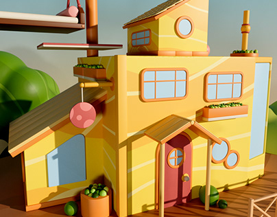 Creative 3D Treehouse