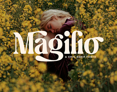 Magilio - A Chic Serif Fonts