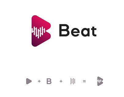 Latter B Modern Music Logo