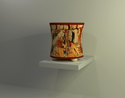 3D Model (Pre-hispanic object with writing)