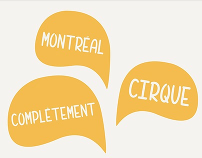 Affiche Montréal Complètement Cirque