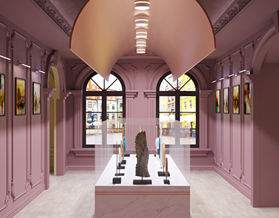 Interior Design Of Art Galery