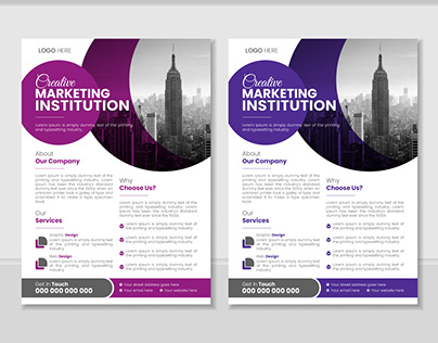 Corporate Flyer and Brochure Design Template