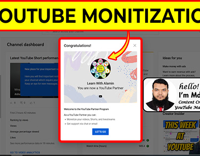 YouTube Channel Monetization Specialist