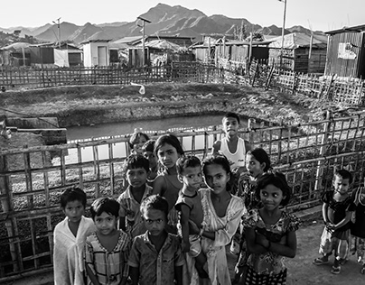Rohingya Refugee camp in Bangladesh.