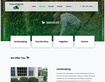 Pulido Lanscaping - Website
