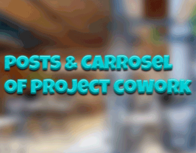posts and carrousel design for cowork