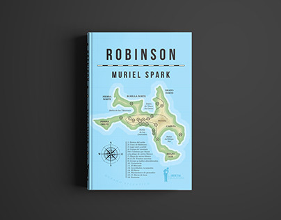 "Robinson", book cover for La Bestia Equilátera.