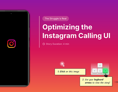 Instagram Calling UI Redesign