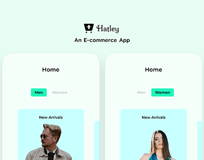 Hatley (E-commerce mobile app) - UI Case study