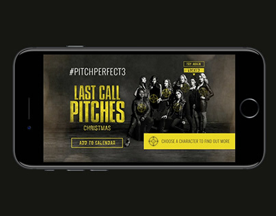 Tap to Collect Interactive Video Ad for Pitch Perfect 3