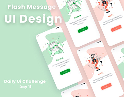 Flash Message New UI Design