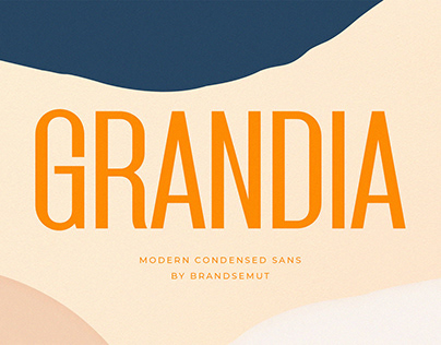 FREE FONT || Grandia – Modern Condensed Sans
