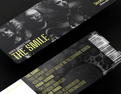 "The Smile" concert tickets concept