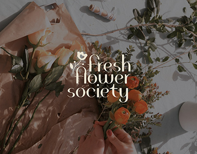 Fresh Flower Society. Identity for a florist shop