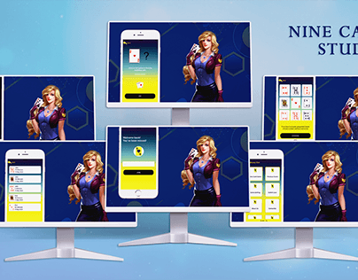 Nine Card Stud App Design