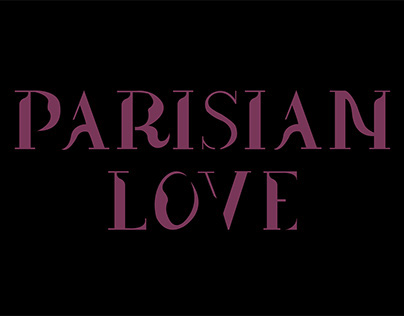 Typography Parisian Love