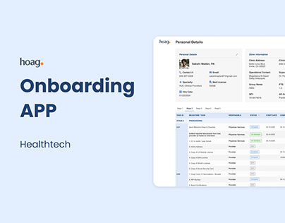Onboarding application for Doctors