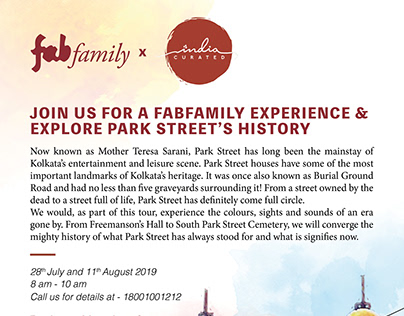 fabfamily X india Curated | Heritage Walk Invite