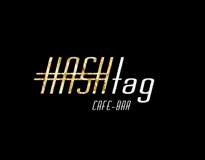 Hashtag cafe-bar - Logo Design