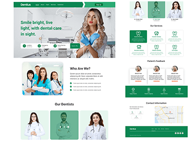 Project thumbnail - Dental Care Website Design In Figma