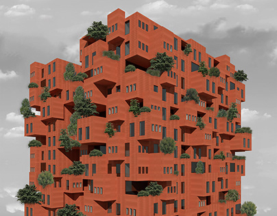 Living Jenga | Apartment Design | Thesis Project