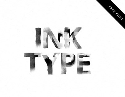 Ink Type - Free Font - Bitmap