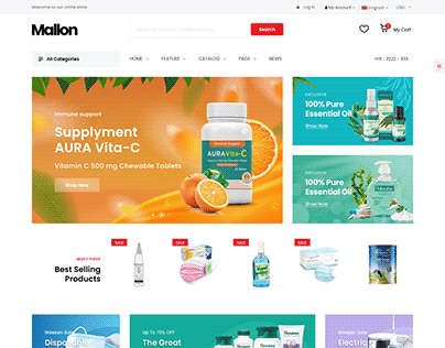 Mallon - Medical & Healthcare Store Shopify Theme
