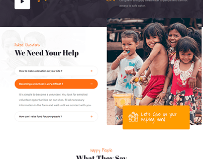 charity website (WordPress)