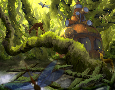 Steampunk and Forest