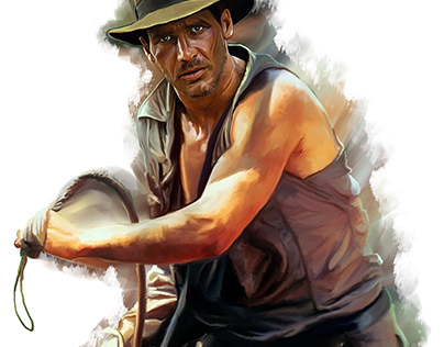 WIP Indy Character Illustration