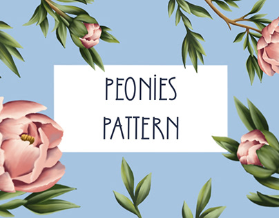 Peonies pattern