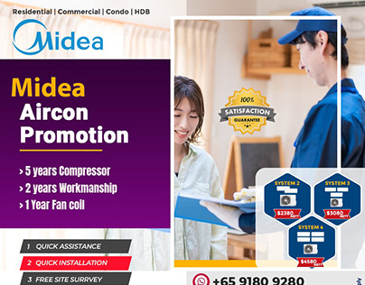 Best Midea Aircon Promotion in Singapore