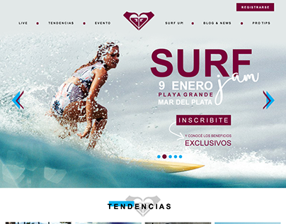 LANDING PAGE: SURF JAM | ROXY ARGENTINA