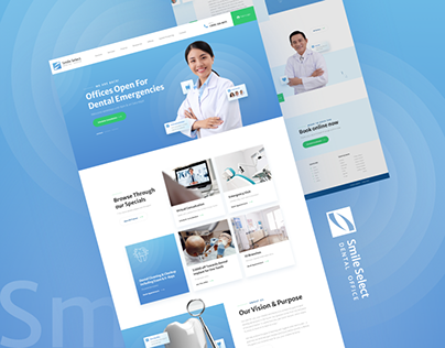 Smile Select Dental Style Guide & Website Redesign
