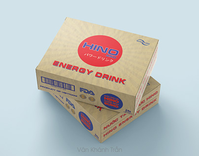 HINO Energy cardboard box I Vintage & Retro style