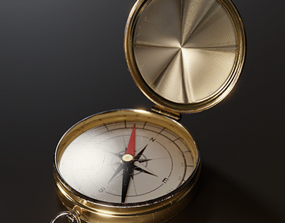 Ancient golden compass