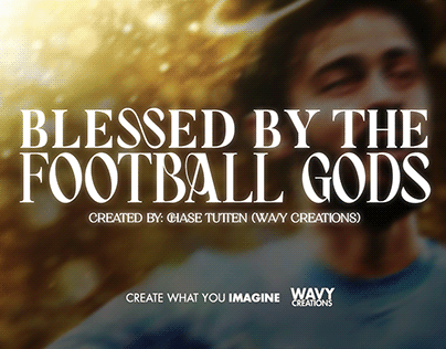 BLESSED BY THE FOOTBALL GODS | MANCITY ARTWORK