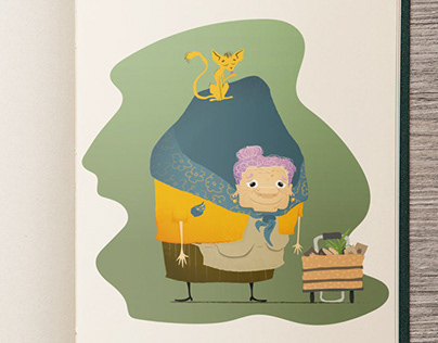 Granny Anna and Punkat. Book Illustrations