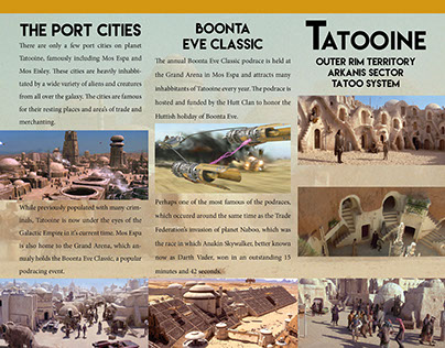 Travel Brochure - Tatooine (Star Wars)