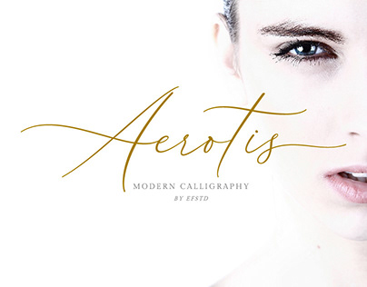 Aerotis, a Modern Calligraphy Font