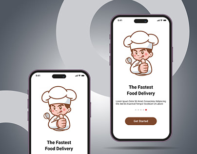 Food Delivery App Mockup