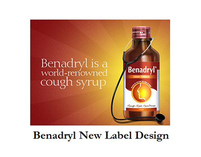 Benadryl Label Design Change