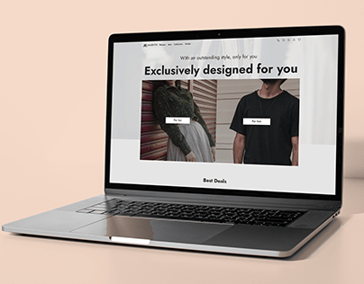 E-commerce landign page responsive (front-end dev)