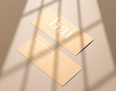 Independent Branding Project #1: Business Card Mockup